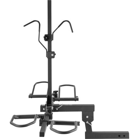 Mophorn Hitch Mount Bike Rack, 2-Bike Platform, 160 LBS Capacity, Fits 2-Inch Receiver, Titling & Folding Carrier, For Bikes with Tires Up to 5" Wide, Suitable for Car, SUV, Truck, RV, Black (1/5)