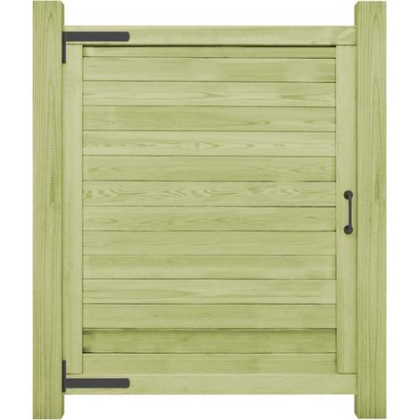 Portail de jardin Bois de pin imprégné 125x100 cm (1/5)