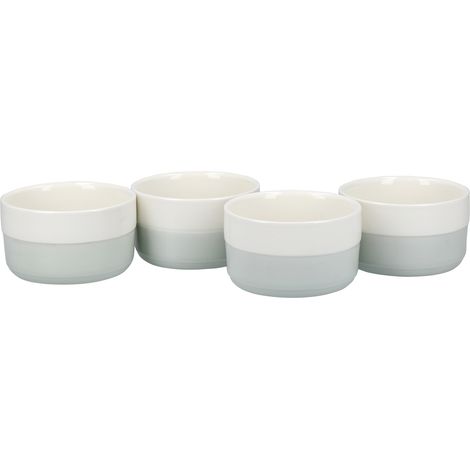KitchenCraft Classic Collection Set of 4 Ceramic Ramekins