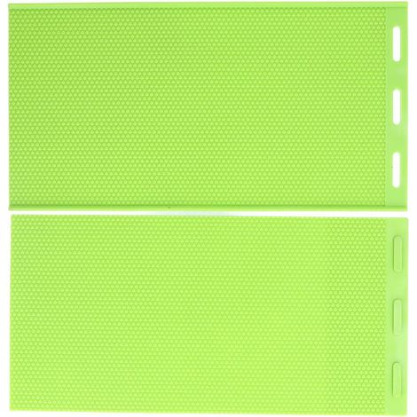 2 pièces 5.4mm Silicone cire d'abeille feuille moule cire d'abeille fondation presse moule apiculteur équipement