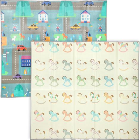 Foldable Double-Sided Baby Play Mat,  Toddlers, Bedrooms, Nurseries, Playrooms (1/5)