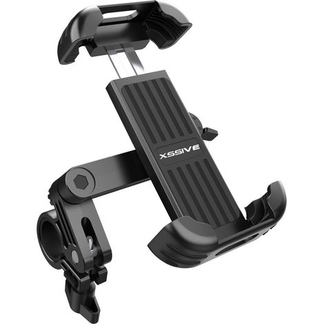 Universelle Fahrrad Handyhalter Sicherheitsschloss bis zu 6,8 Zoll (1/4)