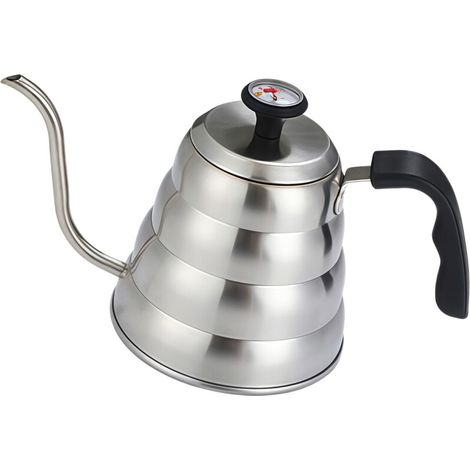 Vertedor de café metálico innovador de 1,2 L - Plateado