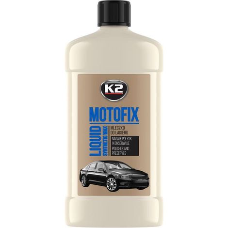 Leche pulidora K2 para pintura Motofix 500 ml...