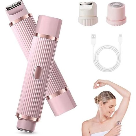 Afeitadora eléctrica 2 en 1 para mujer - Varios colores (1/5)