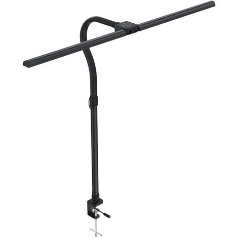 royaluxe-LED Lampe de Bureau - Lumiere de Bureau Architecte a Pince 5 Modes de Lumière - Travail Flexible Desk Lamp Protection Yeux Office Light Dessin Couture Lecture Atelier (1/4)