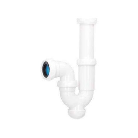 CGC 404035006 Sortie siphon courbée extensible Ø40mm réduisant Ø32mm (1/2)