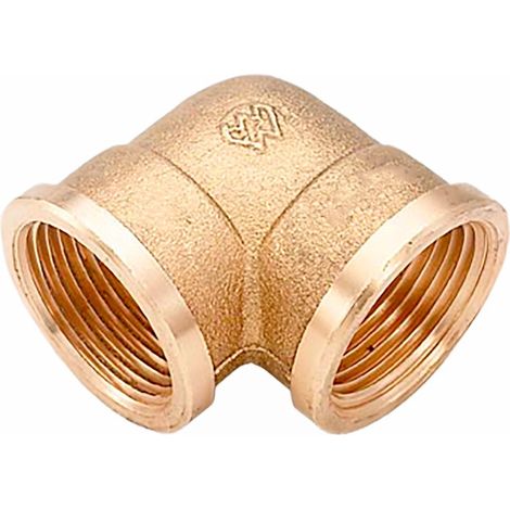 Codo Latón 1Pulgada HH Marca