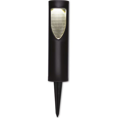 Lámpara solar grundig solar garden light blanco cálido 300 mm