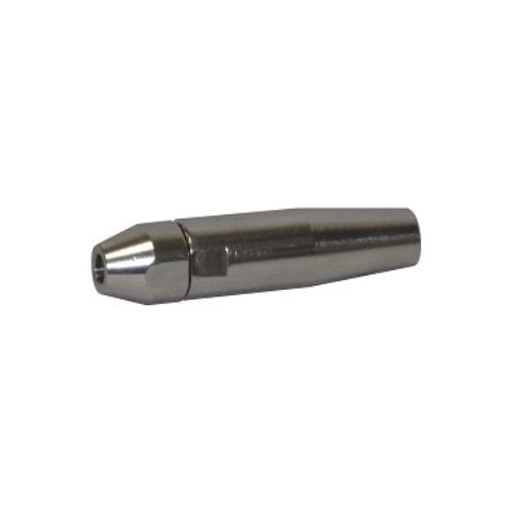 [QUALITE FRANCAISE] - Fixation tendeur pour câble Ø4mm avec blocage manuel - Tauraudage M6 Pas à gauche Longueur 53,5mm - Inox 316 (1/2)