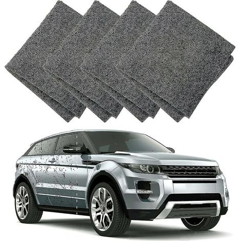 Lot de 4 chiffons nano sparkle pour enlever les rayures – Restaure la brillance de la peinture – Nettoyage facile et réutilisable (1/4)