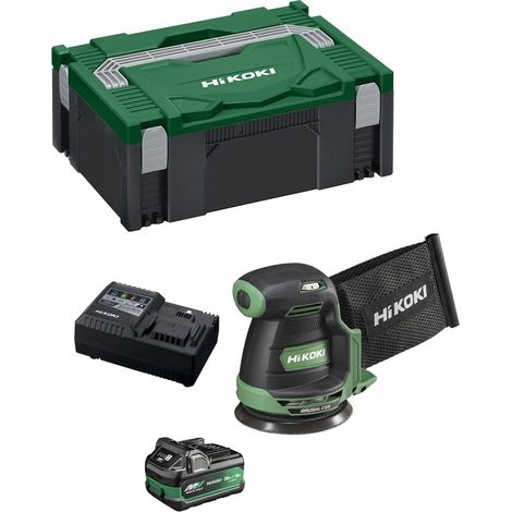 Lijadora Rotorbital HIKOKI SV1813DAA1X (1 x 2,5/5,0Ah + UC18YSL3 + Maletín HSC II) (1/5)