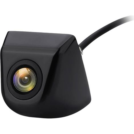 Caméra Arrière de Voiture Camera de Recul 120 Degré Angle de Vision Etanche Imperméable Universelle HD pour Caméra de Recul Voiture 12V (Noir)