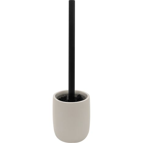 Brosse WC ZAC en polyrésine – finition greige mate, design moderne et minimaliste (1/5)