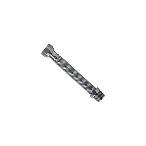 FLESSIBILE ESTENSIBILE PER ACQUA IN ACCIAIO INOX  MF 3/4  ø DN 20  mm.100/200