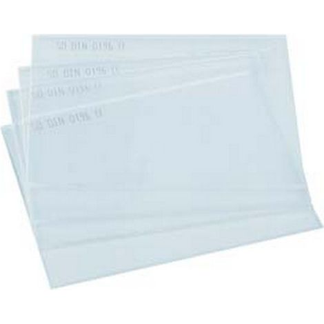 100PZ VETRI PER MASCHERE DI PROTEZIONE TRASPARENTI - mm.75x98