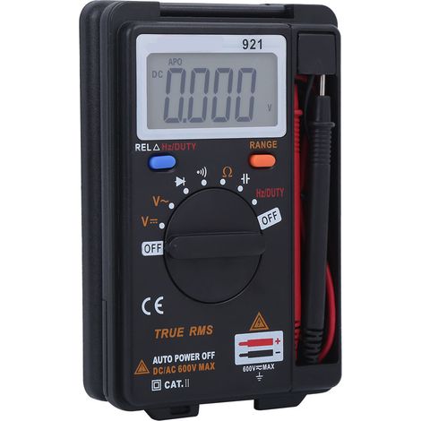 Multimètre de fréquence numérique portable avec écran LCD - Outil de test électrique (1/5)