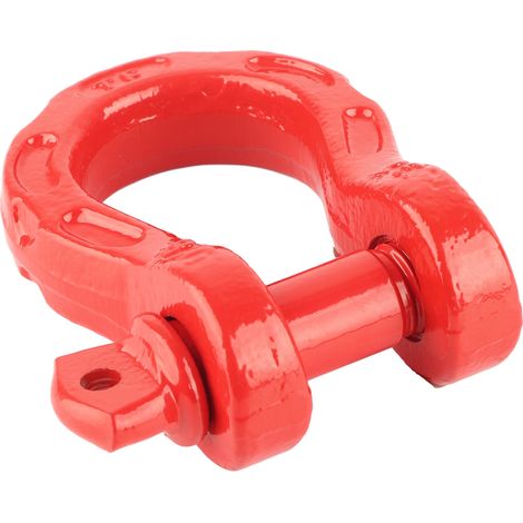 D-Ring-Schäkel, Tragfähigkeit 8 t/17637 lbs, Tragfähigkeit 32 t/70548 lbs, 7/8 Zoll Festigkeit, für Fahrzeugbergung