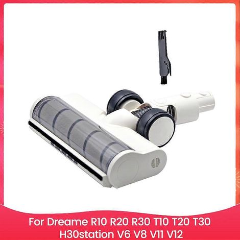 Pièces détachées pour aspirateur à main Dreame R10 R20 R30 V6 V8 V11 V12 : brosse électrique pour sols avec éclairage LED