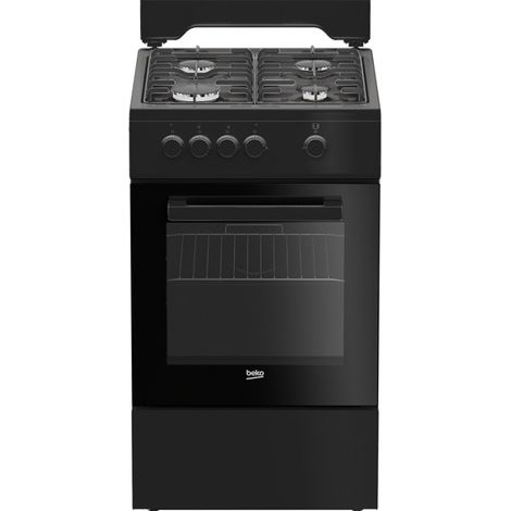 Beko – Gazinière 4 foyers gaz 50 cm – Four à convection naturelle 68 L – Nettoyage catalyse – Sécurité thermocouple (1/5)