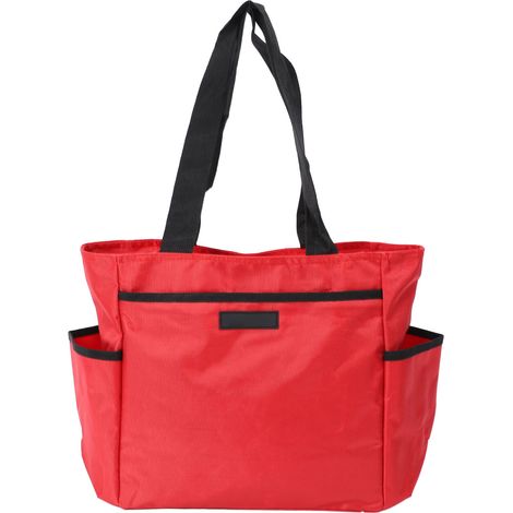 Sac de transport pour outils de jardin, portable, en tissu Oxford, multifonctionnel, rouge. Sac de rangement pour outils de jardin pour la maison. (1/5)