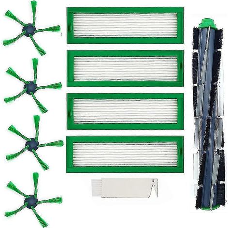 Brosse rotative de rechange, brosses latérales et filtre HEPA pour aspirateur robot Vorwerk Kobold VR200 VR300 Clean-AS (1/5)
