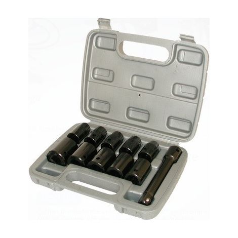 Lacme - Coffret 10 douilles 1/2 chrome vanadium