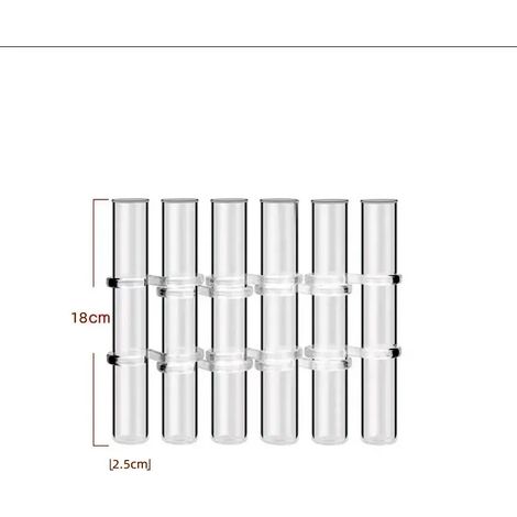 Vases créatifs en tubes à essai transparents, supports pour plantes hydroponiques, décorations pour la maison et le bureau