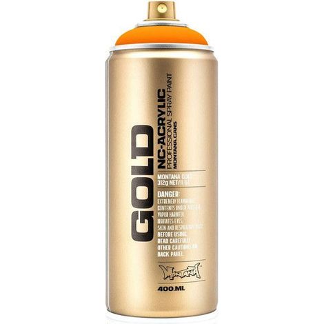 Peinture acrylique - MONTANA - F2000 - Orange - 400ml - Séchage rapide
