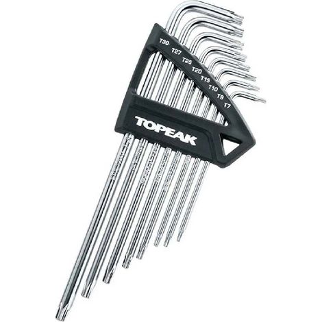 Chiavi e bussole Topeak torx wrench set acciaio SNCM-V 8 pezzi