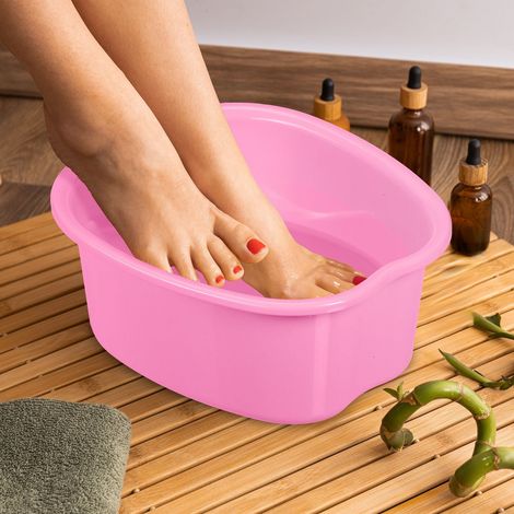 Fubadewanne aus kunststoff mit massagenoppen