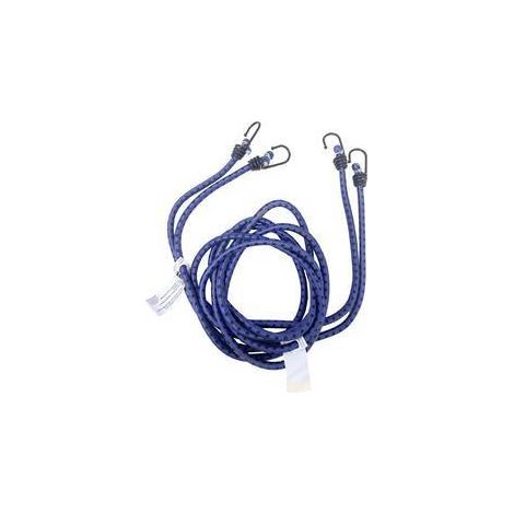 C SET 2 FUNI ELASTICHE D.8 C/2 GANCI FE 150 BLU