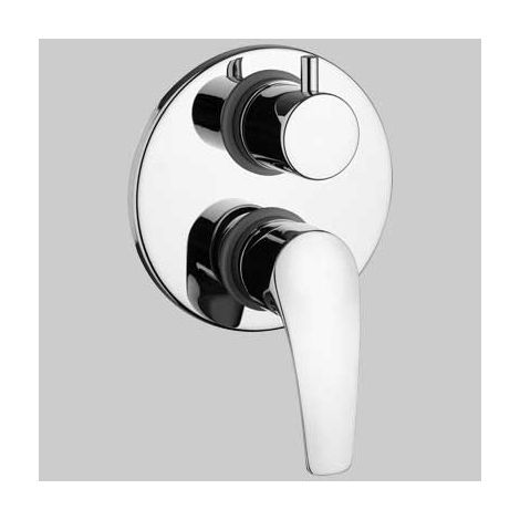 MONOCOMANDO DOCCIA INCASSO CON DEVIATORE BERRY 2 Cromo PAINI