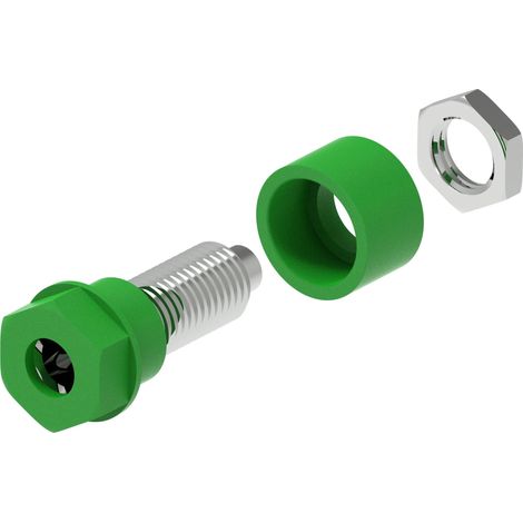 Electro PJP 3230-C-CD1-V Fiche femelle de laboratoire Ø de la broche: 4 mm vert 1 pc(s) (1/2)