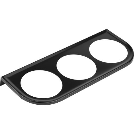 Support universel 52mm 2 pouces pod compteur multi-trous noir, support de montage sur pilier, collier fixe pour jauge. (1/5)