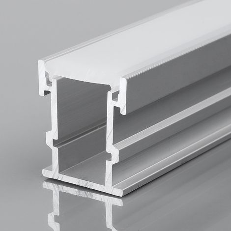 Perfil Tira LED De Suelo - 25x21mm - Con Difusor - 2 Metros (1/3)