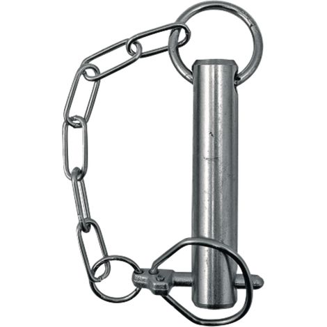 Goupille fendue avec dispositif de sécurité, diamètre 25 x 80 mm, pour attelage de remorque ROE71180