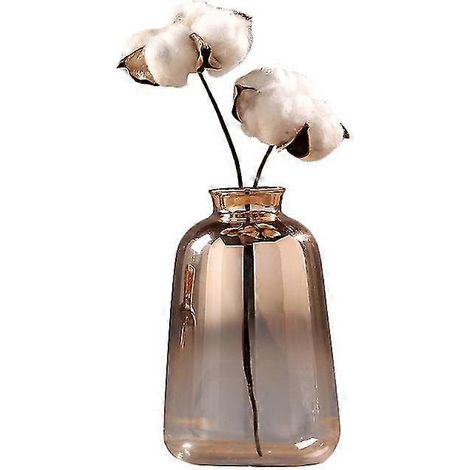 Vase en verre plaqué or pour la décoration intérieure (1/5)