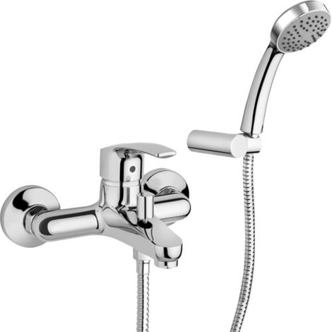 Miscelatore vasca esterno cromato con kit doccia New Berry di Paini Rubinetterie (1/2)