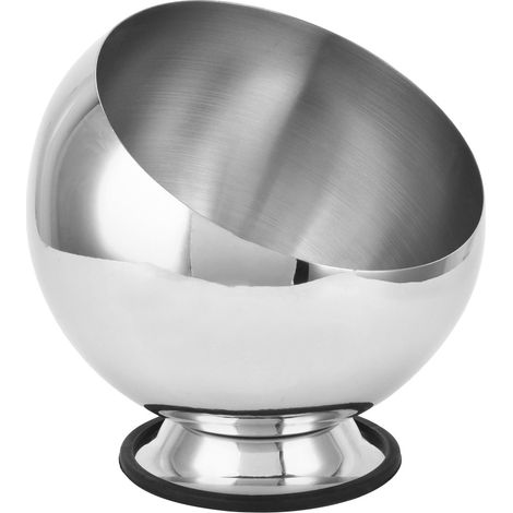 Bol à assaisonnement en acier inoxydable pour fondue chinoise, récipient à assaisonnement pour restaurant, marmite avec base argentée (1/5)