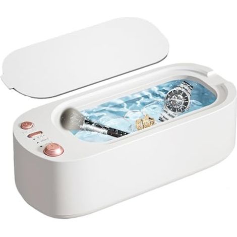 Nettoyeur à Ultrasons - 45000 Hz Acier Inoxydable - Pour Lunettes Bijoux Montres - Réservoir 600ml (1/5)