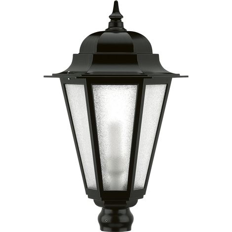 Luminaria para poste VILLA BIG IP44 E27 70W 660mm Negro