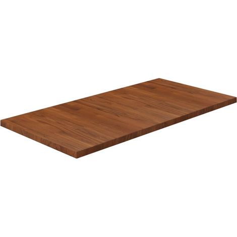 Comptoir de salle de bain Meuble de rangement de salle de bain - Marron foncé 100x50x2,5cm Bois traité BV610616 - BonneVie (1/4)