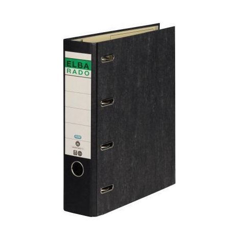 Elba classeur double mÉcanisme longe large a4 carton extra rigide chinÉ noir (1/2)