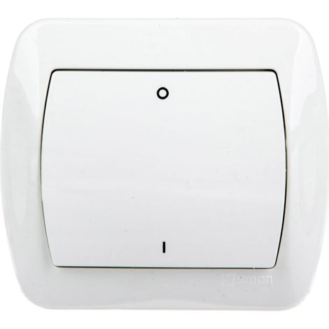 Interrupteur bipolaire Simon Akord blanc AW2/11