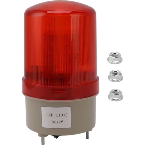 Voyant d'avertissement rotatif dc 12v, Buzzer optique acoustique, lampe de signalisation pour invasion de clôture électronique (1/5)