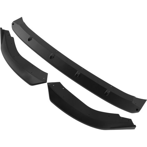 K·SEEK DESIGN 3-teiliger Frontstoßstangensplitter-Lippenspoiler für MK8 ab 2021, mattschwarz (1/5)