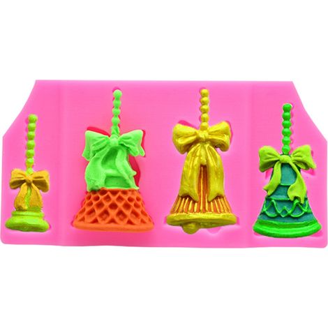 Moule en silicone de Noël pour gâteau, fondant, chocolat – DIY décoratif multiple – Moule de pâtisserie (20) (1/3)