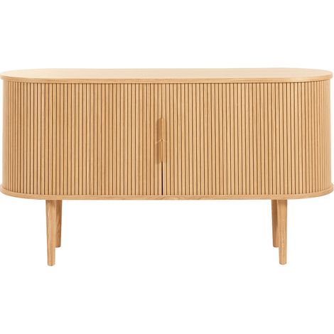 Vintage-Sideboard aus hellem Eichenholz mit 2 Schiebetüren B138 cm EPIC