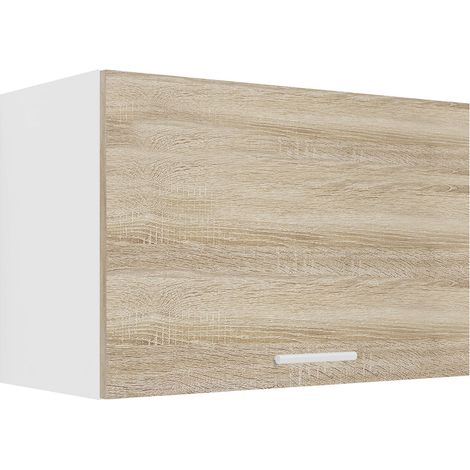 Ebuy24 – Armoire suspendue de cuisine 60 cm – Porte pliante – Dimensions H. 40 x L. 60 x P. 31 cm – Matériau métal robuste – Pour montage mural